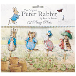 MeriMeri パーティピック peter rabbit party picks