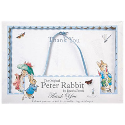 MeriMeri Thank you カード peter rabbit boxed thank yous