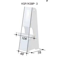 簡単・便利 組立式 紙スタンド A3・B4サイズ対応 10枚入 KSP-3