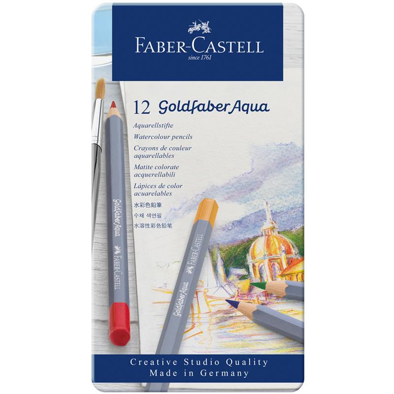 Faber-Castell ファーバーカステル ゴールドファーバー アクア 水彩 ...