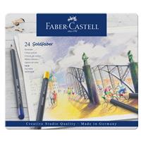 Faber-Castell ファーバーカステル ゴールドファーバー 色鉛筆セット 24色 (缶入)