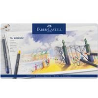 Faber-Castell ファーバーカステル ゴールドファーバー 色鉛筆セット 36色 (缶入)