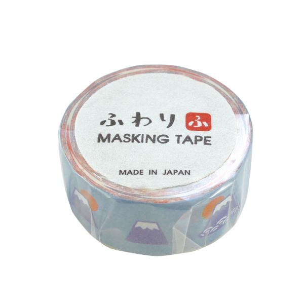 ふわり マスキングテープ 富士山 FW47010 18mm×7m巻