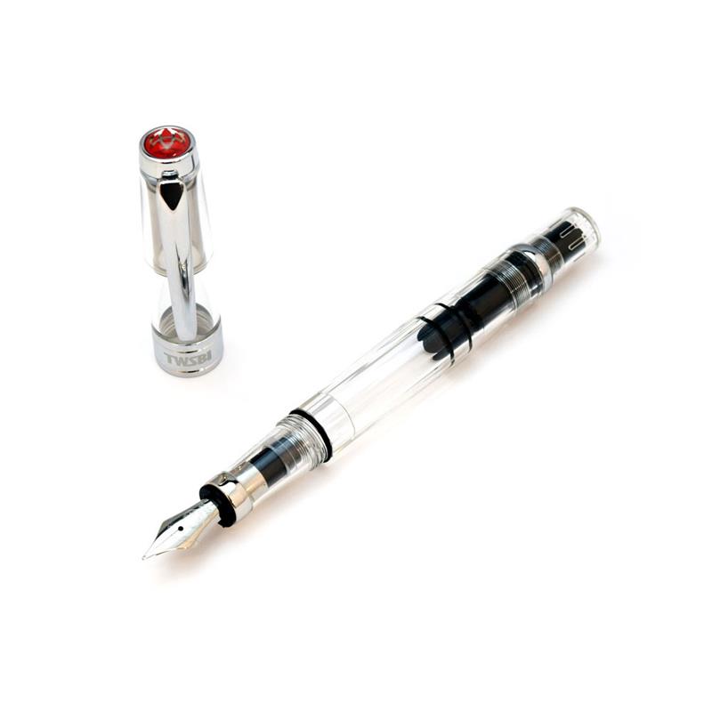 TWSBI ツイスビー 万年筆 ダイヤモンド580 スタブ クリア 1.1mm | ゆめ画材