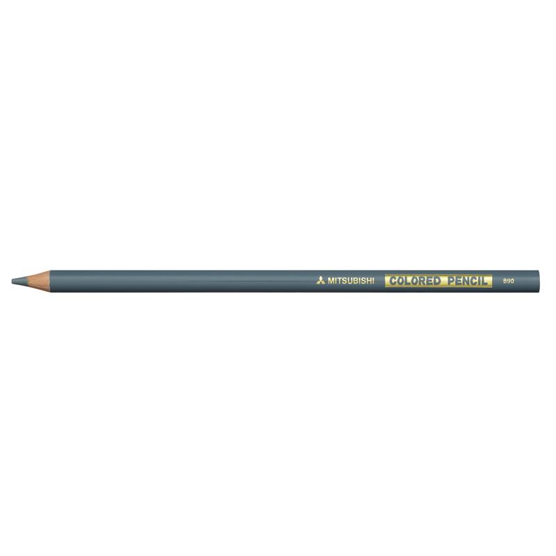 三菱鉛筆 色鉛筆 890 ねずみいろ 12本(1ダース)