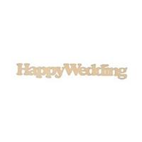 切り文字 Happy Wedding