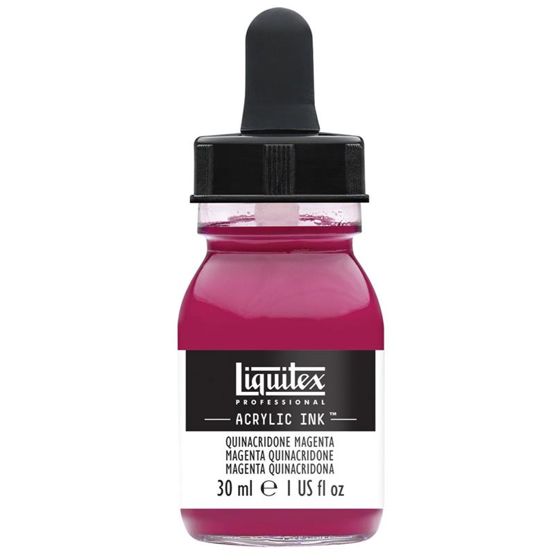 Liquitex リキテックス リキッド 30ml 004 キナクリドンマゼンタ | ゆめ画材