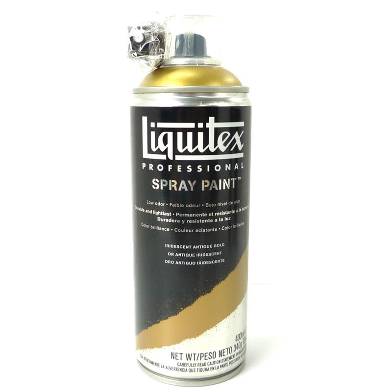 Liquitex Professional Spray Paint - Iridescent Antique Gold, 400 ml can