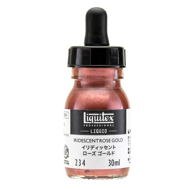 Liquitex リキテックス リキッド 30ml 234 イリディッセントローズ