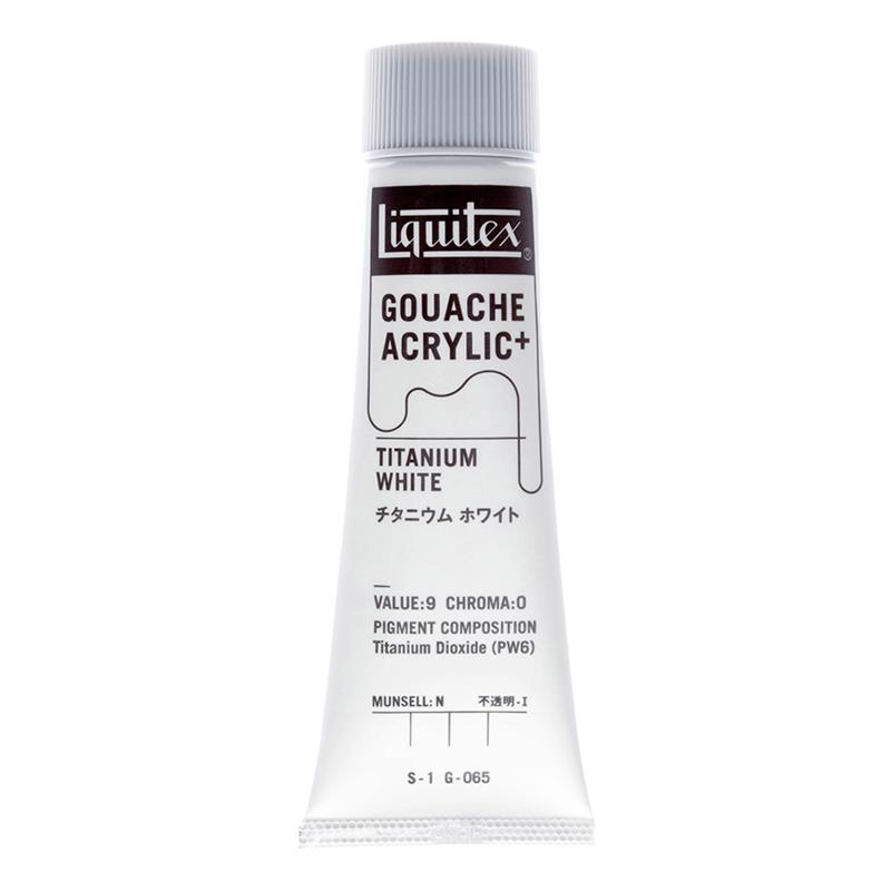 Liquitex リキテックス ガッシュ アクリリック プラス 60ml チタニウム