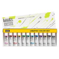 Liquitex リキテックス レギュラー10ml ホワイト#6 12色セット ミキシング R4