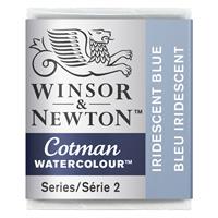 Winsor＆Newton コットマン ウォーターカラー ハーフパン 472 イリデッセント ブルー