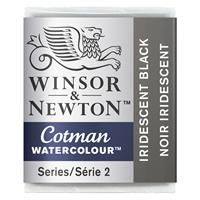 Winsor＆Newton コットマン ウォーターカラー ハーフパン 473 イリデッセント ブラック