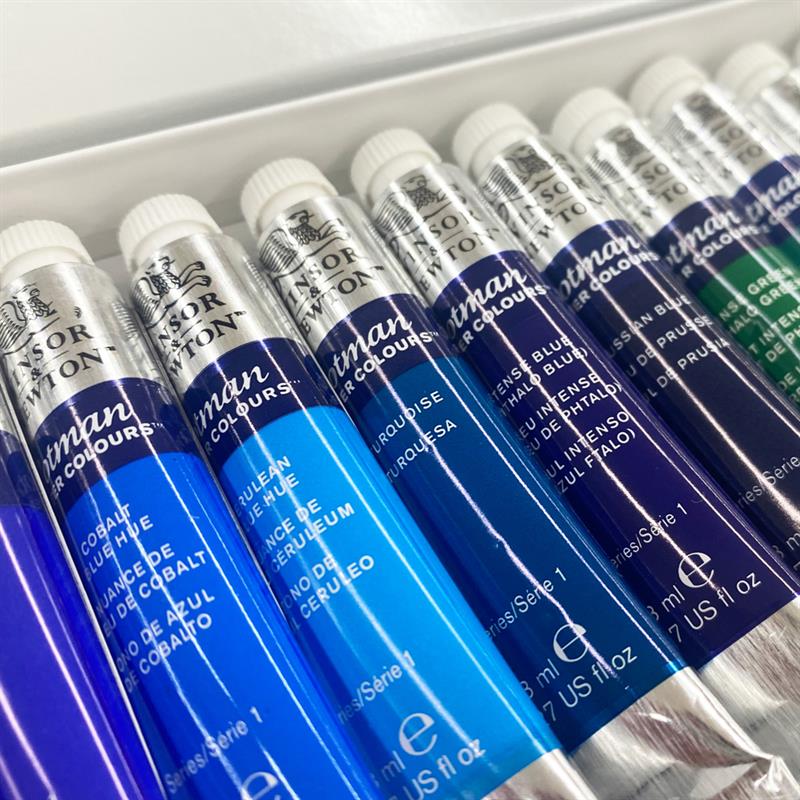 Winsor＆Newton コットマン ウォーターカラー 8mlチューブ 全色48色