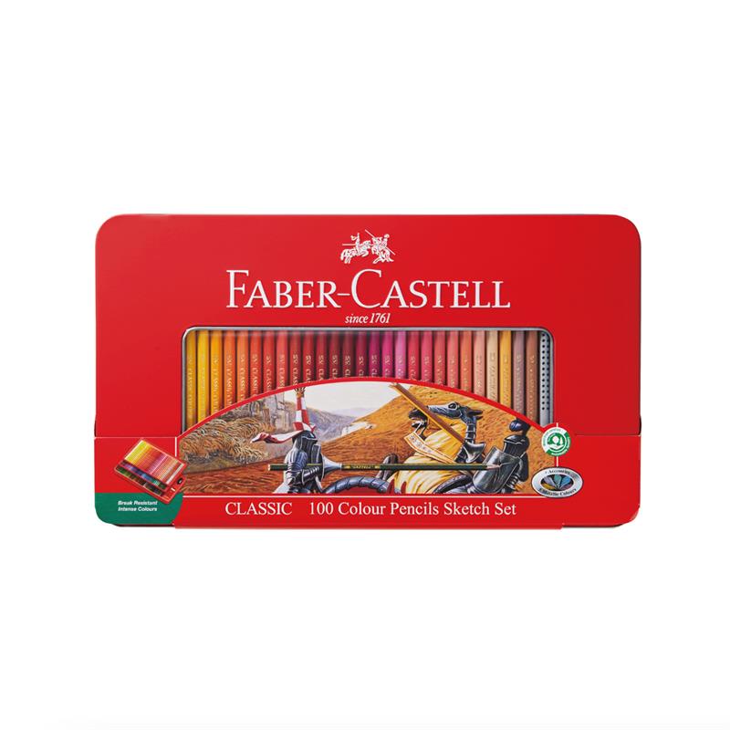 Faber castell ファーバーカステル色鉛筆 100色 - アート用品