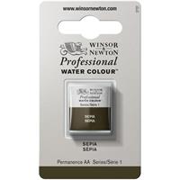 Winsor＆Newton プロフェッショナル ウォーターカラー ハーフパン 609 セピア