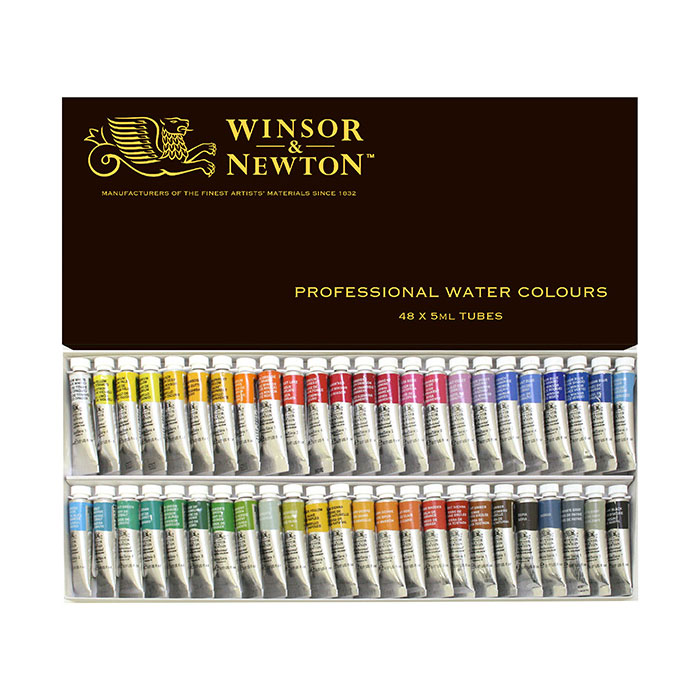 Winsor＆Newton プロフェッショナル ウォーターカラー 5ml チューブ 48