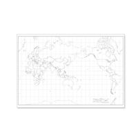 【10セット】 白地図 (世界)