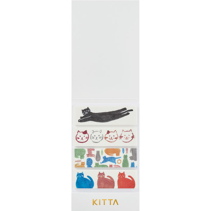 キングジム ちいさく持てるマスキングテープ キッタ (ネコ) KIT026