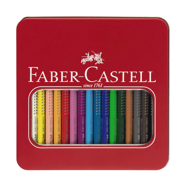 Faber-Castell ファーバーカステル Red-range ジャンボグリップ 色鉛筆