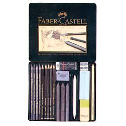 Faber-Castell PITT モノクローム グラファイトセット | ゆめ画材