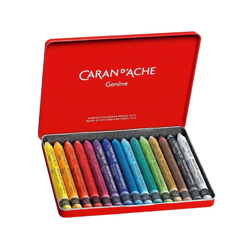 CARAN D'ACHE カランダッシュ ネオカラー クレヨン40色 - 通販