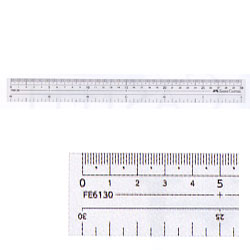 Faber-Castell FE 6130 両目盛直定規 30cm （310×30×3mm）