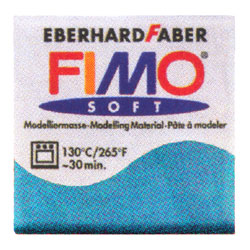 FIMO フィモ エフェクト 56g 半透明ブルー 8020-374