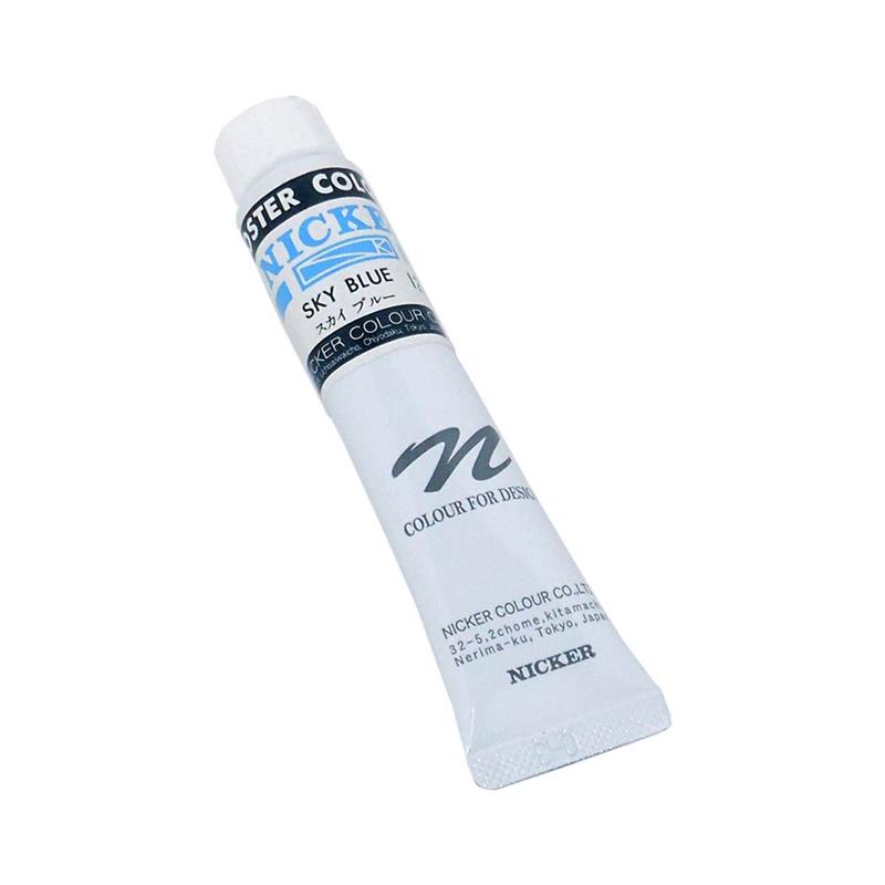 NICKER ニッカー ポスターカラー 20ml チューブ No.128 スカイブルー