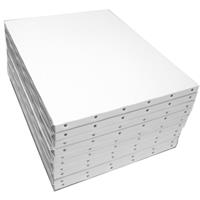 ホワイト 張りキャンバス KF F4 (333×243mm) 桐木枠 10枚パック 【期間限定！春の張りキャンバス大特価セール対象商品】