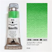マイメリブルー 透明水彩絵具 単一顔料 コバルトグリーンライト12ml