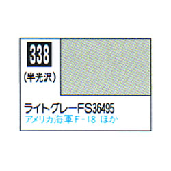 Mr.カラー C338 ライトグレー FS36495 半光沢 | ゆめ画材