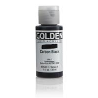 ゴールデン GOLDEN フルイド 低粘度アクリル樹脂絵具 GFL 30ml 2040 カーボン ブラック