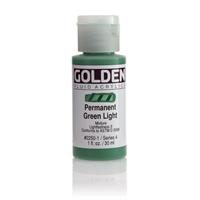 ゴールデン GOLDEN フルイド 低粘度アクリル樹脂絵具 GFL 30ml 2250 パーマネント グリーン ライト