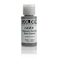 ゴールデン GOLDEN フルイド 低粘度アクリル樹脂絵具 GFL 30ml 2458 イリデッセント ステンレス スチール（コース）
