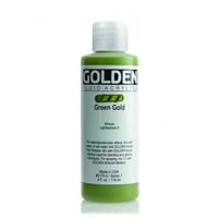 ゴールデン GOLDEN フルイド 低粘度アクリル樹脂絵具 GFL 118ml 2170 グリーン ゴールド