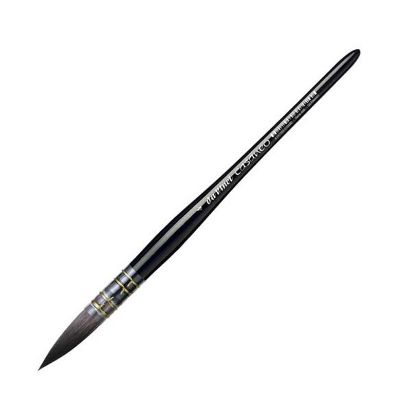 ダヴィンチ画筆 498-2号 ラウンド(丸) 水彩筆 合成繊維毛 カザネオ CASANEO (202272) - 画用筆、鉛筆類