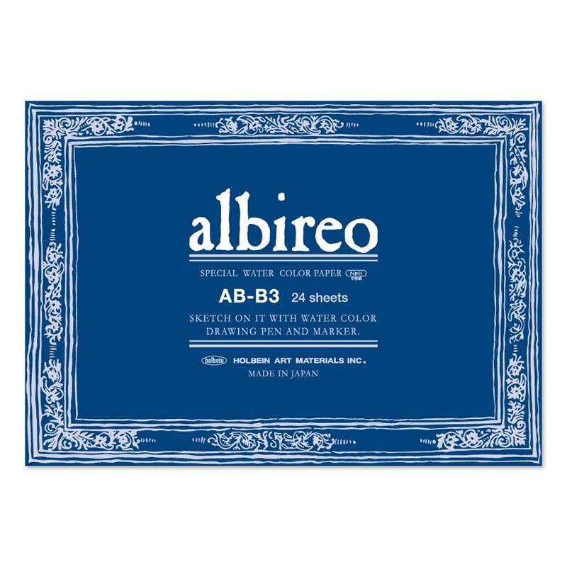 albireo アルビレオ 水彩紙 100％ パルプ 218g/m2 中目 ブロック B3