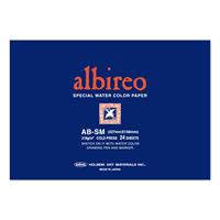 albireo アルビレオ 水彩紙 100％ パルプ 218g/m2 中目 ブロック SM (227×158mm) 24枚とじ AB-SM