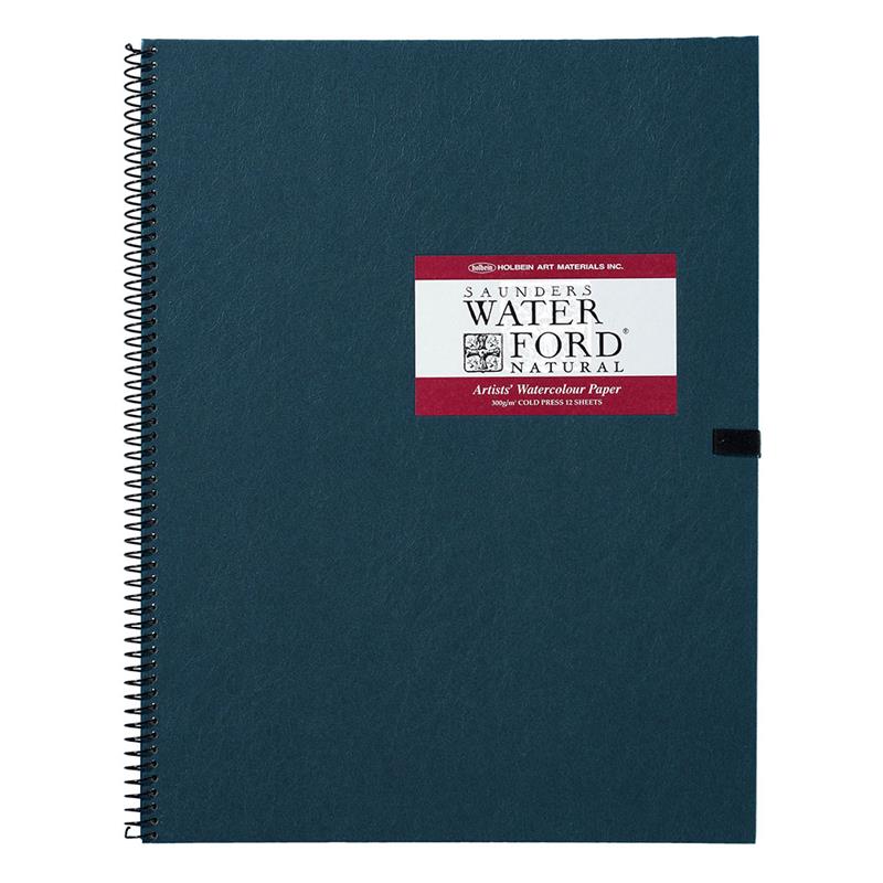 WATERFORD ウォーターフォード 水彩紙ブック ES2-SM (中紙300g・中目・12枚綴) スプリング・ナチュラル