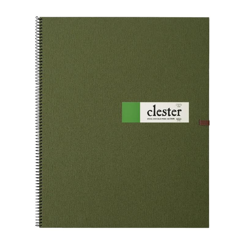 clester クレスター 水彩紙 コットン・パルプ 310g/m2 中目 スプリング SM (227×158mm) 14枚とじ CTS-SM