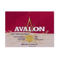 AVALON アヴァロン 水彩紙 コットン100％ 300g/m2 中目 ブロック F6 (410×318mm) 12枚とじ AVB-F6