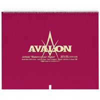AVALON アヴァロン 水彩紙 コットン100％ 300g/m2 中目 スプリング F3 (273×220mm) 12枚とじ AVS-F3