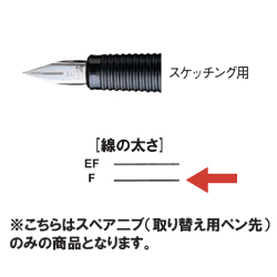 rotring ロットリング S0270820 アートペン スペアニブ スケッチ