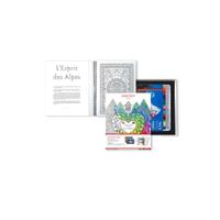 カランダッシュ アートセラピー ボックスセット (塗り絵ブック＋プリズマロ 水彩色鉛筆30色セット) 3000-600