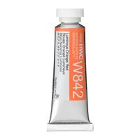 ホルベイン 透明水彩絵具 ルミナスカラー 蛍光色 15ml チューブ W842 ルミナス オレンジ レッド