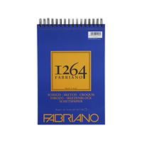 ファブリアーノ 1264 スケッチブック クロッキー A4 (210mm×297mm) 上綴じ 120枚 【期間限定！スケッチブックセール対象商品】
