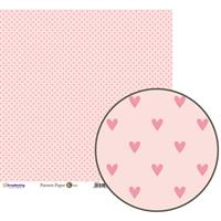パターンペーパー K Pink heart (5枚1パック)