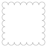 カラーペーパー Decoredge paper square スノーホワイト WB1 (5枚1パック)
