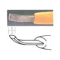 彫刻刀 ハイス鋼 13.5mm 相透曲型